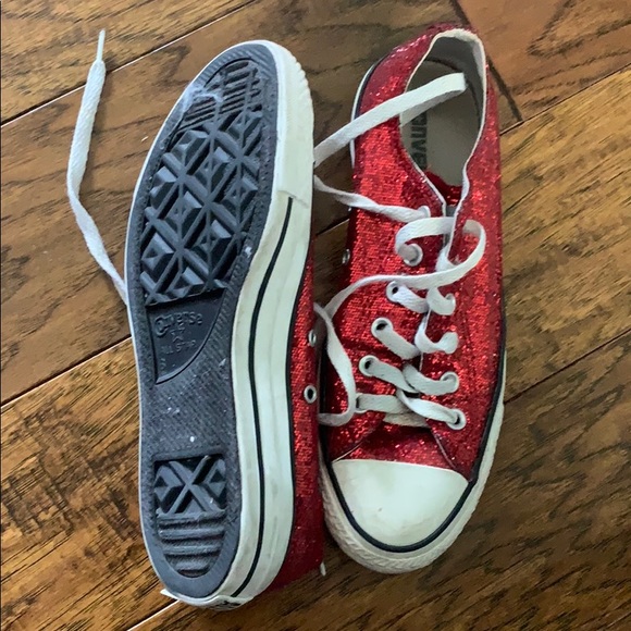 glitter converse size 8
